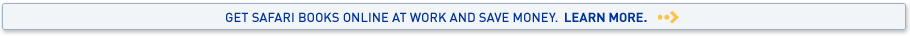 Get Safari Books Online at work and save money.